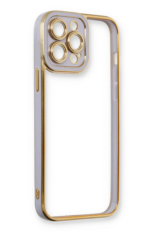 iPhone 13 Pro Max Liva Lens Silikon Kılıf - Lila 4