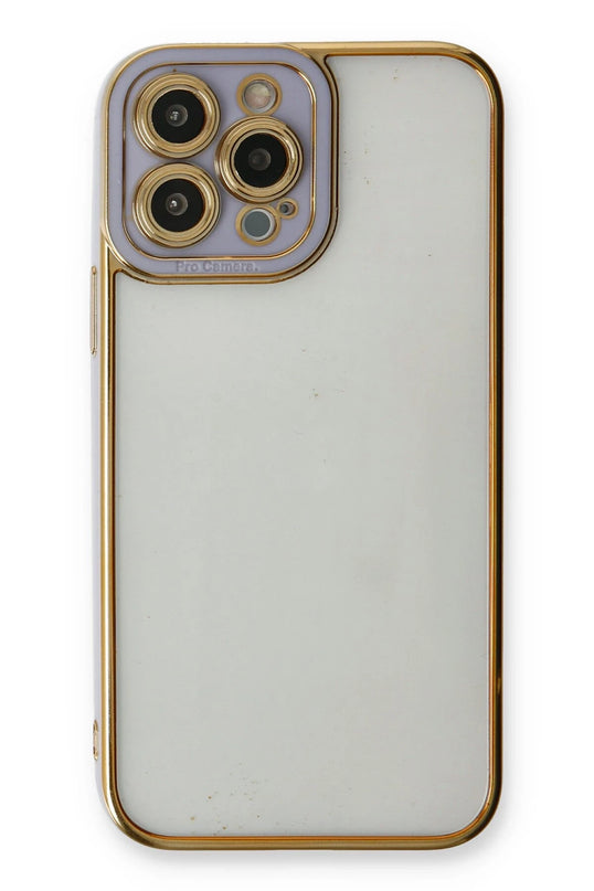 iPhone 13 Pro Max Liva Lens Silikon Kılıf - Lila 2