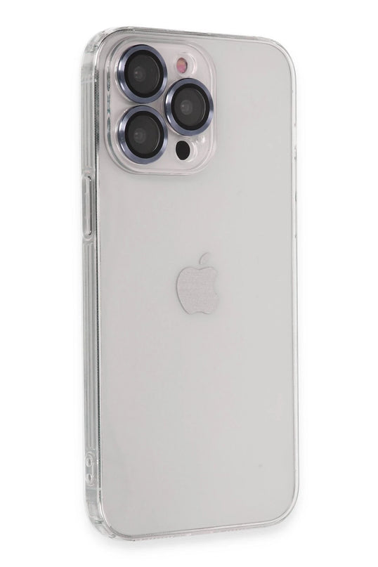 iPhone 13 Pro Max Luko Lens Silikon Kılıf - Sierra Blue 2