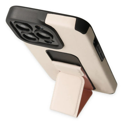 iPhone 13 Pro Max Mega Standlı Silikon Kılıf - Gold 3