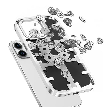 iPhone 13 Pro Max Mekanik Bumper Kapak Kılıf - Yeşil 3
