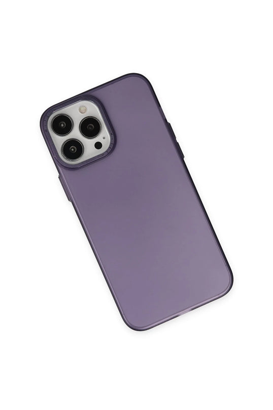 iPhone 13 Pro Max Modos Metal Kapak Kılıf - Derin Mor 2