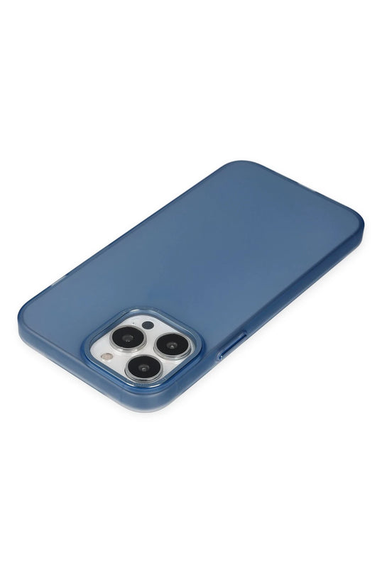 iPhone 13 Pro Max Modos Metal Kapak Kılıf - Lacivert 4