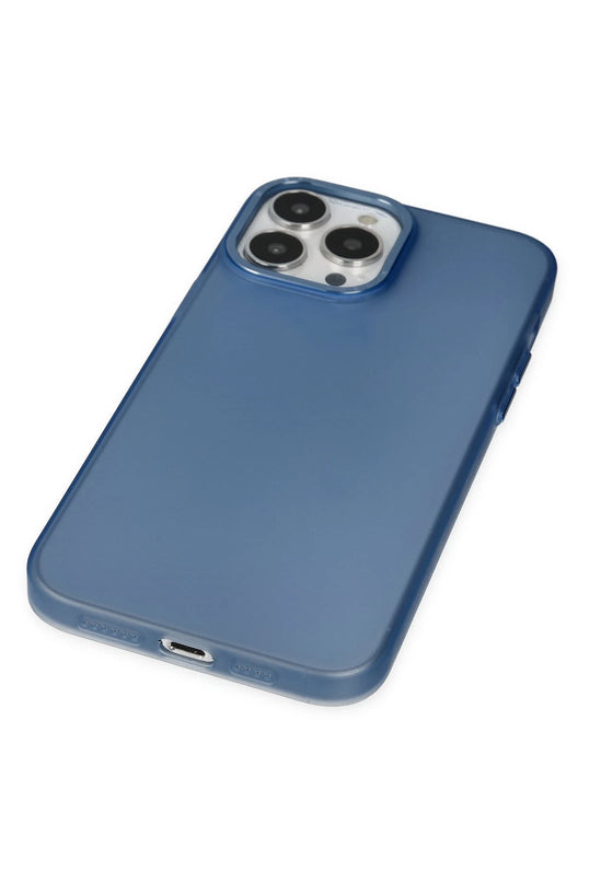 iPhone 13 Pro Max Modos Metal Kapak Kılıf - Lacivert 3