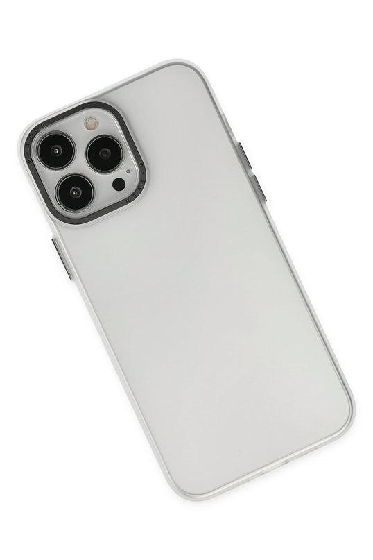 iPhone 13 Pro Max Modos Metal Kapak Kılıf - Şeffaf 3