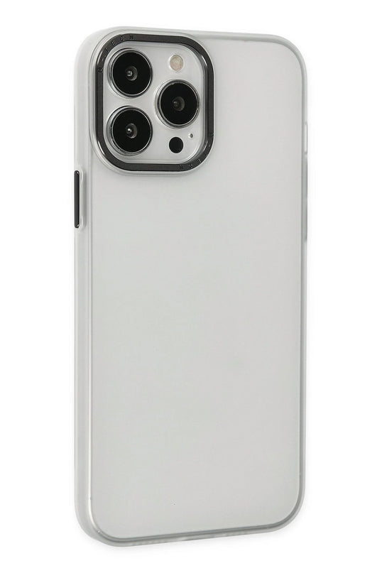 iPhone 13 Pro Max Modos Metal Kapak Kılıf - Şeffaf 2