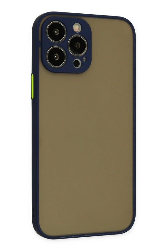 iPhone 13 Pro Max Montreal Silikon Kapak Kılıf - Lacivert 2