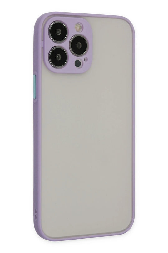 iPhone 13 Pro Max Montreal Silikon Kapak Kılıf - Mor 3
