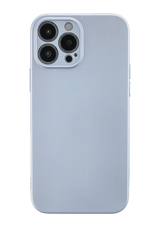 iPhone 13 Pro Max Nano içi Kadife Silikon Kılıf - Sky Blue