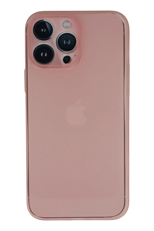 iPhone 13 Pro Max PP Ultra İnce Kapak Kılıf - Pembe
