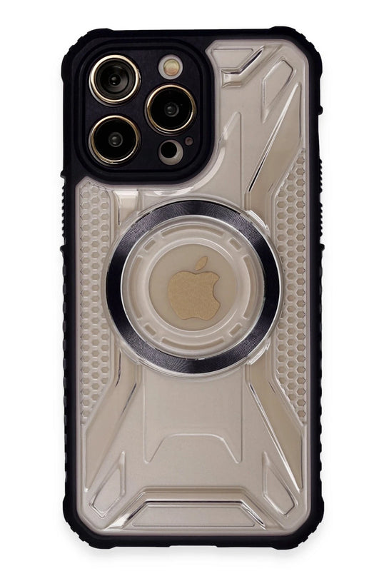 iPhone 13 Pro Max Prag Magneticsafe Kapak Kılıf - Siyah