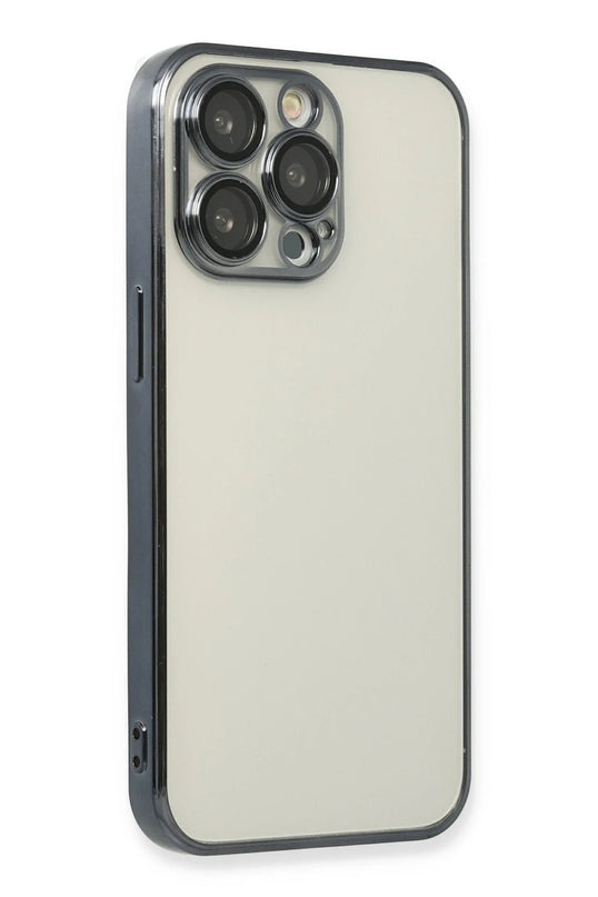 iPhone 13 Pro Max Razer Lensli Silikon Kılıf - Siyah 2