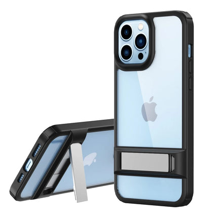 iPhone 13 Pro Max Rolet Stand Kapak Kılıf - Siyah