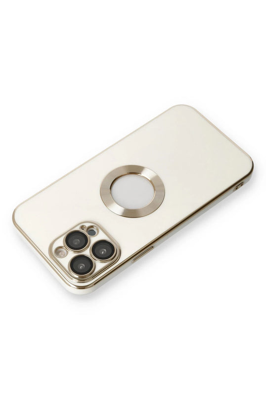 iPhone 13 Pro Max Store Silikon Kılıf - Beyaz 4