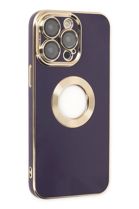 iPhone 13 Pro Max Store Silikon Kılıf - Derin Mor