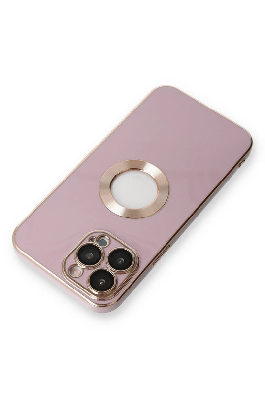 iPhone 13 Pro Max Store Silikon Kılıf - Mor 4