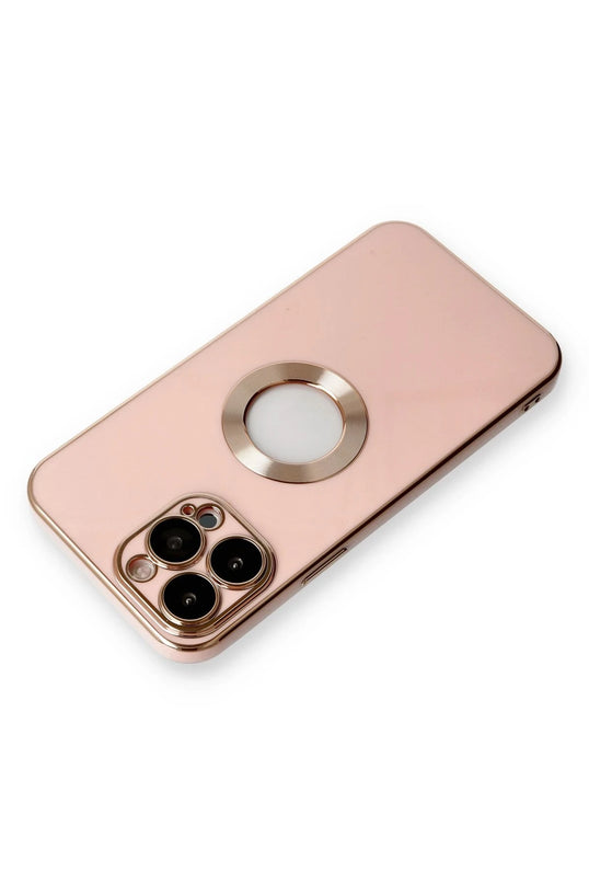 iPhone 13 Pro Max Store Silikon Kılıf - Pembe 4