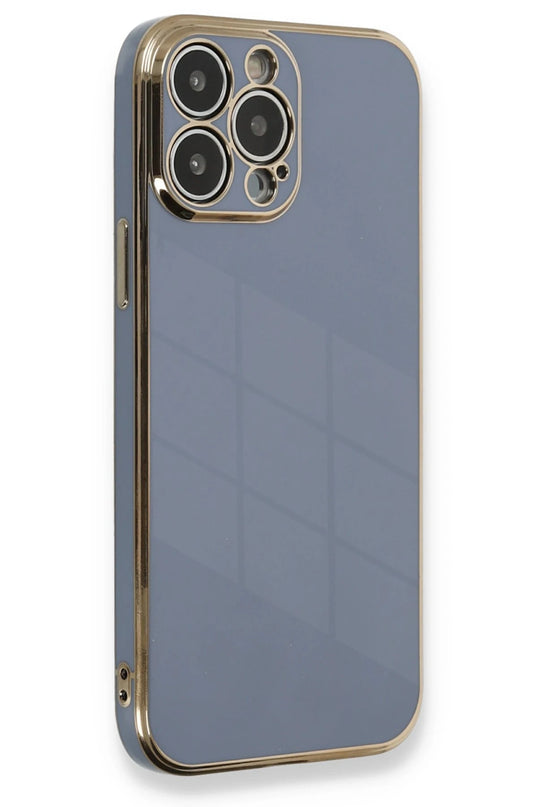iPhone 13 Pro Max Volet Silikon Kılıf - Mavi