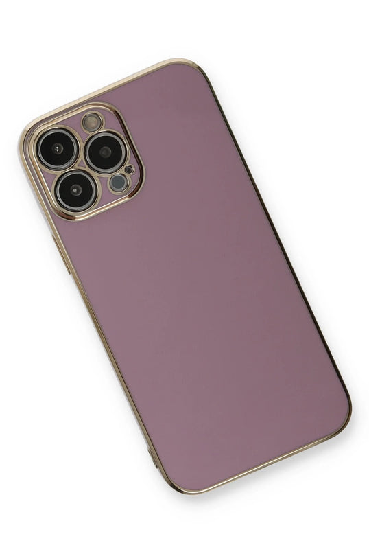 iPhone 13 Pro Max Volet Silikon Kılıf - Mor 3