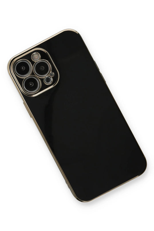 iPhone 13 Pro Max Volet Silikon Kılıf - Siyah 3