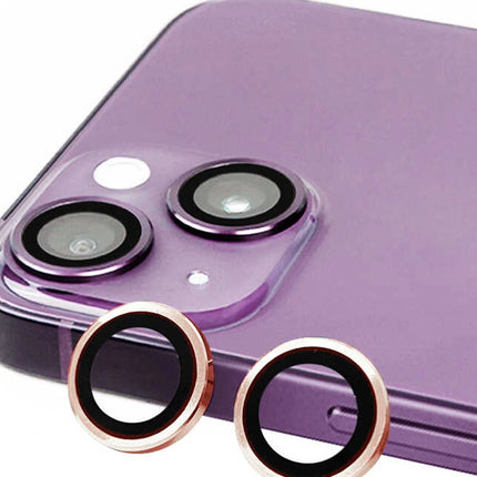 iPhone 13 Raze Metal Kamera Lens - Pembe