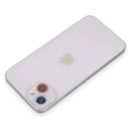 iPhone 13 Renkli Kamera Lens Koruma Cam - Pembe 2