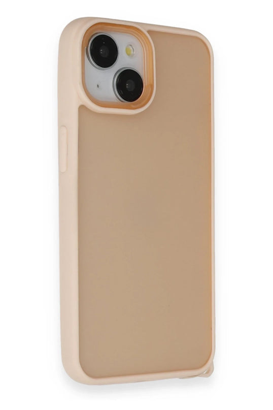 iPhone 14 Elegant Kapak Kılıf - Pudra