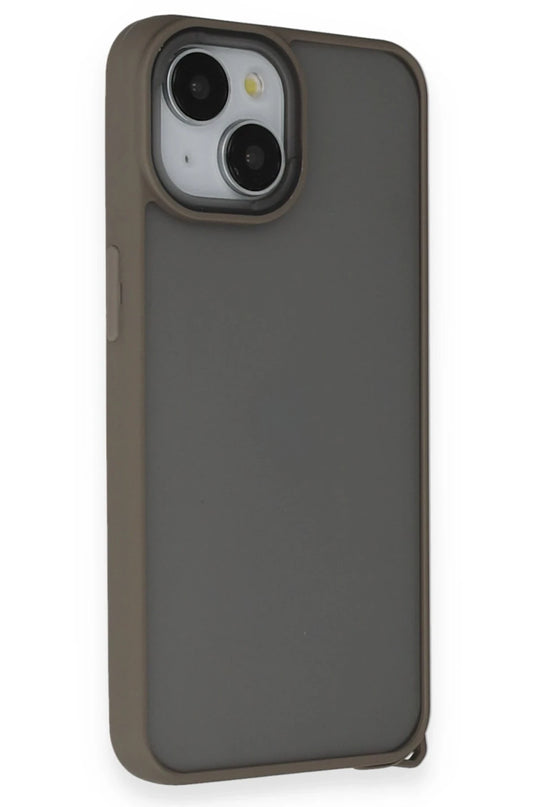 iPhone 14 Elegant Kapak Kılıf - Titanyum Gri
