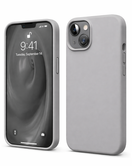 iPhone 14 First Silikon Kılıf - Gri