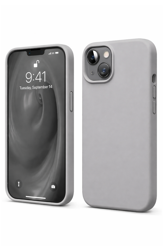 iPhone 14 First Silikon Kılıf - Gri