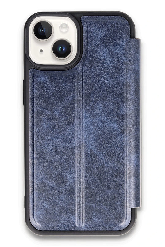 iPhone 14 Flip Cover Kılıf - Lacivert