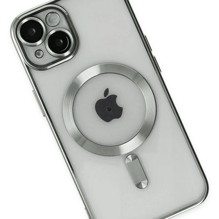 iPhone 14 Kross Magneticsafe Kapak Kılıf - Gümüş 3