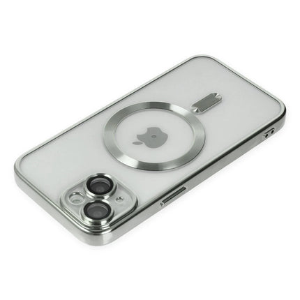 iPhone 14 Kross Magneticsafe Kapak Kılıf - Gümüş 4