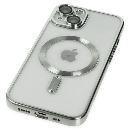 iPhone 14 Kross Magneticsafe Kapak Kılıf - Gümüş 5