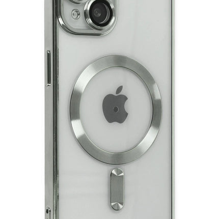 iPhone 14 Kross Magneticsafe Kapak Kılıf - Gümüş 2
