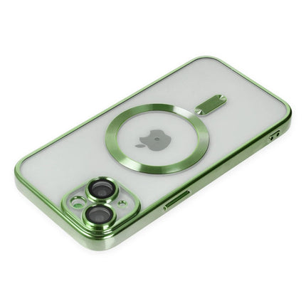 iPhone 14 Kross Magneticsafe Kapak Kılıf - Koyu Yeşil 4