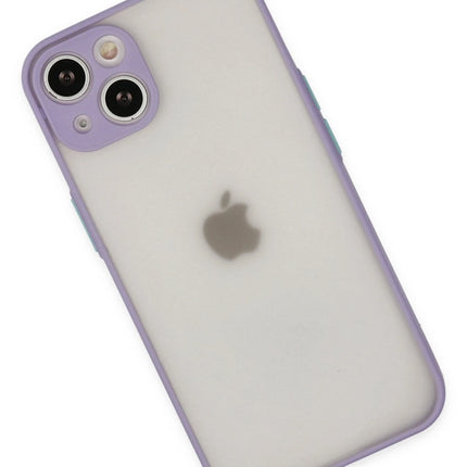 iPhone 14 Montreal Silikon Kapak Kılıf - Mor 3