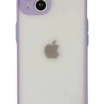 iPhone 14 Montreal Silikon Kapak Kılıf - Mor