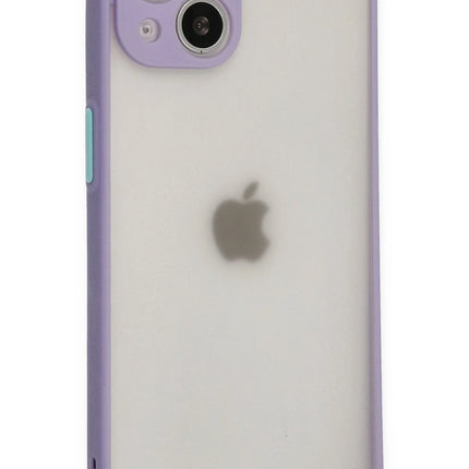 iPhone 14 Montreal Silikon Kapak Kılıf - Mor 2