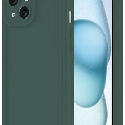 iPhone 14 Viera Silikon Kılıf - Koyu Yeşil