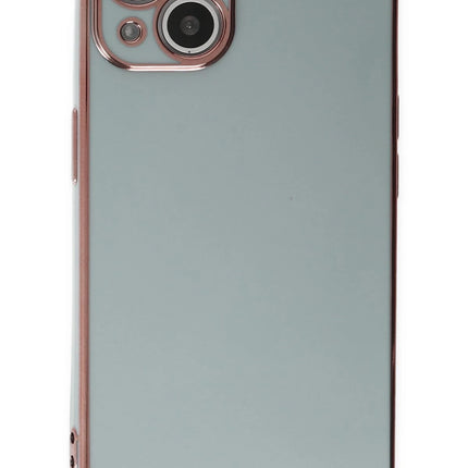 iPhone 14 Volet Silikon Kılıf - Açık Yeşil 2