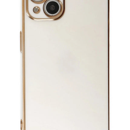 iPhone 14 Volet Silikon Kılıf - Beyaz 2