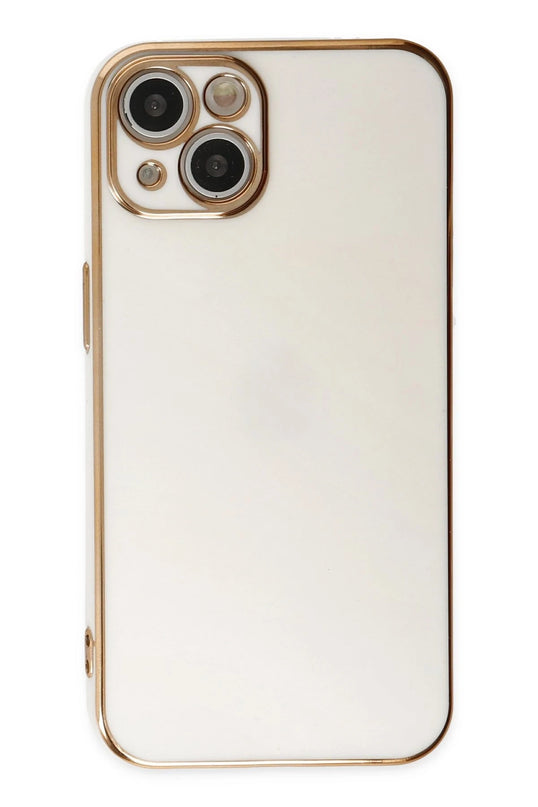 iPhone 14 Volet Silikon Kılıf - Beyaz 2