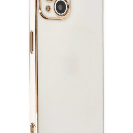 iPhone 14 Volet Silikon Kılıf - Beyaz