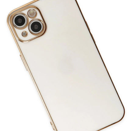iPhone 14 Volet Silikon Kılıf - Beyaz 3
