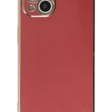 iPhone 14 Volet Silikon Kılıf - Kırmızı 2