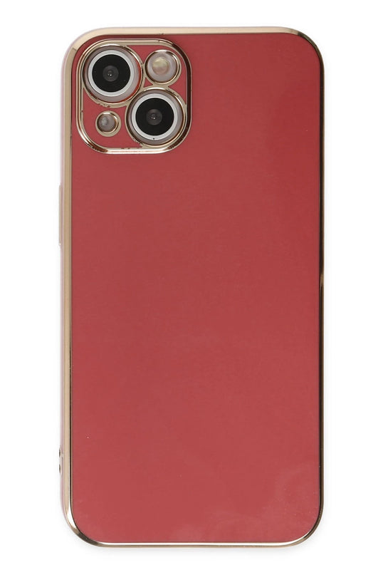 iPhone 14 Volet Silikon Kılıf - Kırmızı 2