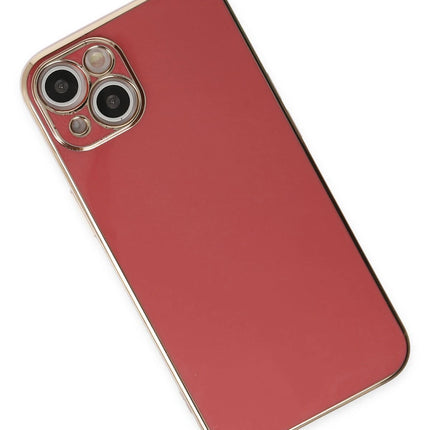 iPhone 14 Volet Silikon Kılıf - Kırmızı 3