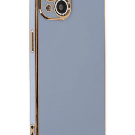 iPhone 14 Volet Silikon Kılıf - Mavi