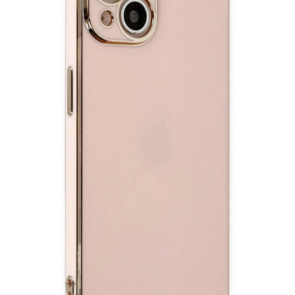 iPhone 14 Volet Silikon Kılıf - Pembe